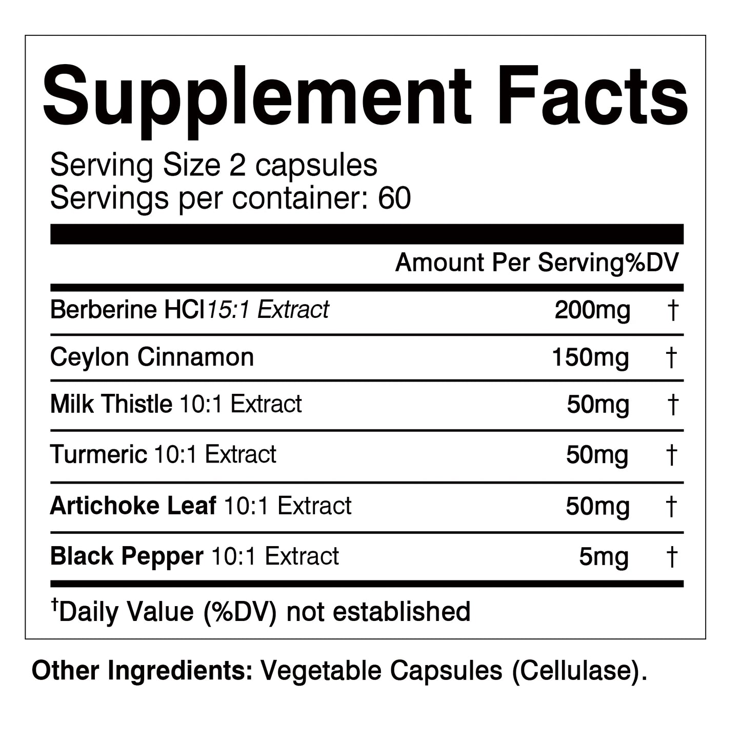 Berberine Supplement - Digestive Health 4700mg