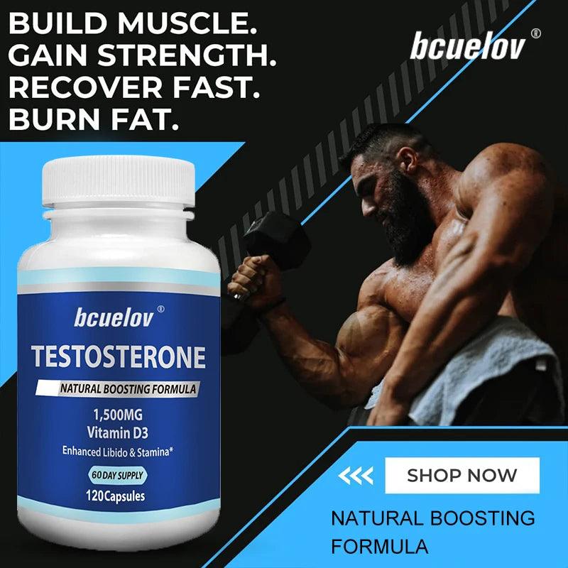 Testosterone - Natural Boosting Formula Supplement for Men