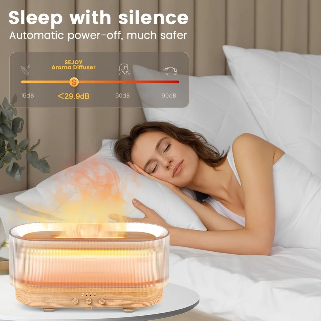 6 Colors Simulation Flame Light Aromatherapy Diffuser