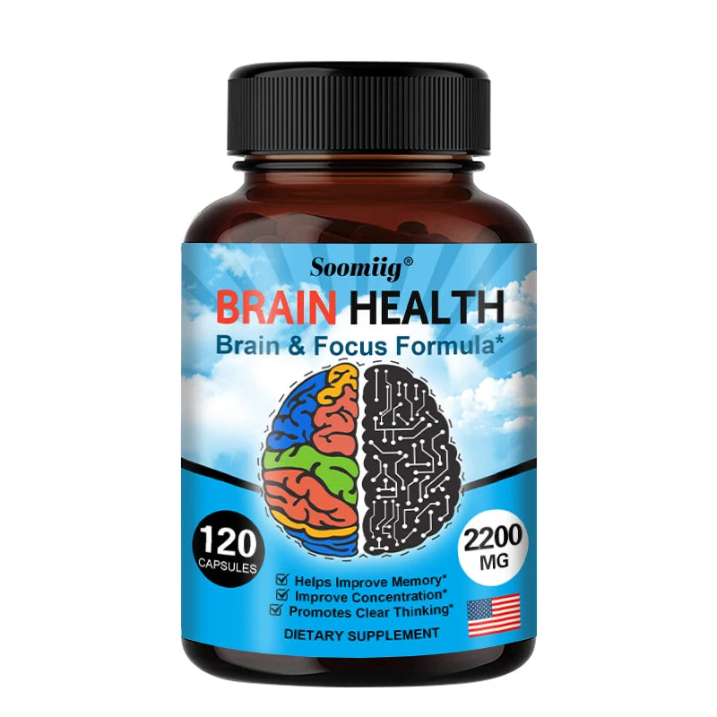 2200 mg Brain Booster with Vitamin B6, B12