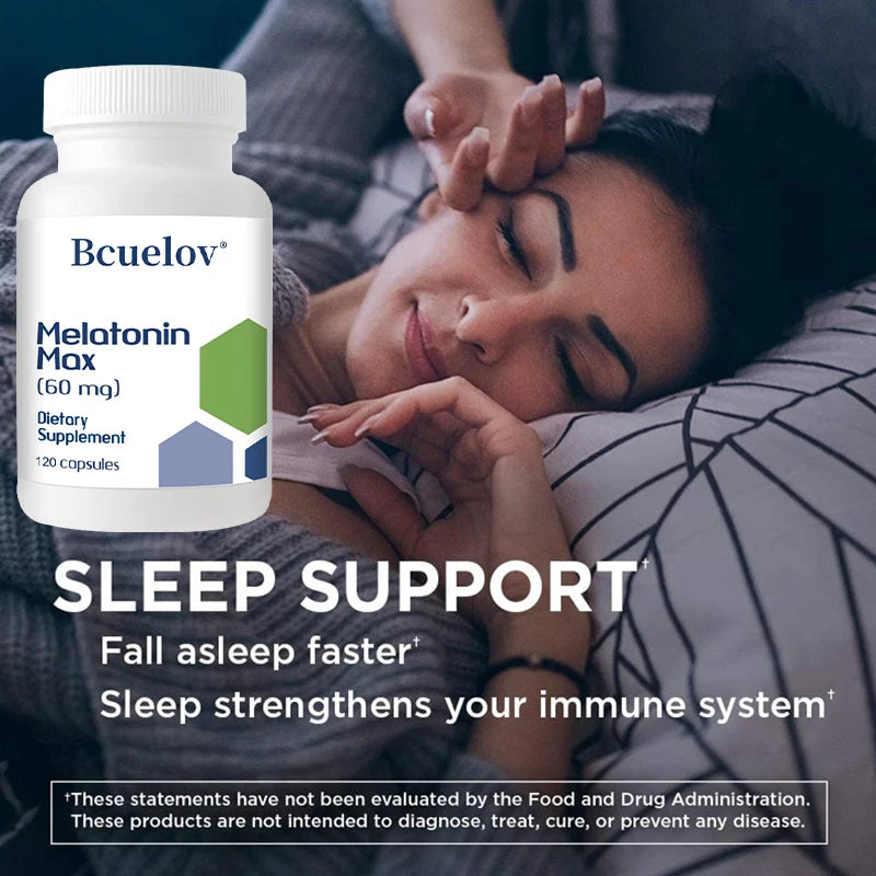 Natural Melatonin Supplement - Relieve Insomnia, Nourish Nerves