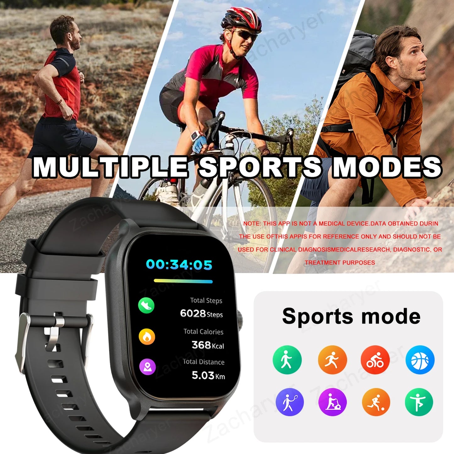 Multi-Sport Mode Smart Watch