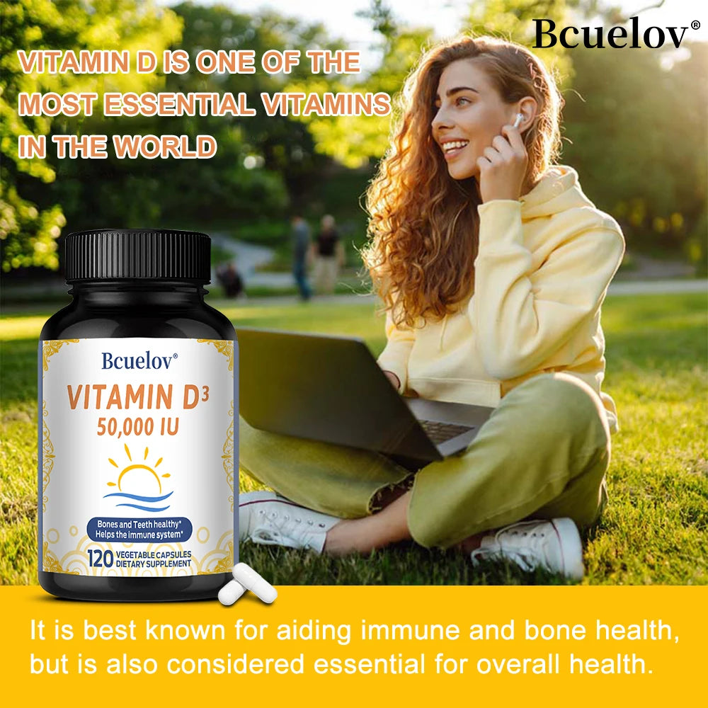 Vitamin D3 50,000 IU Supplement Men and Women