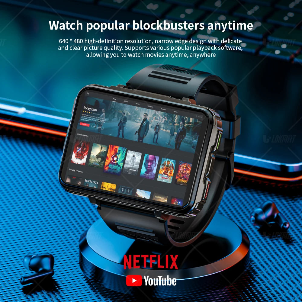 Android Dual Camera 4G Smart / Gaming Watch