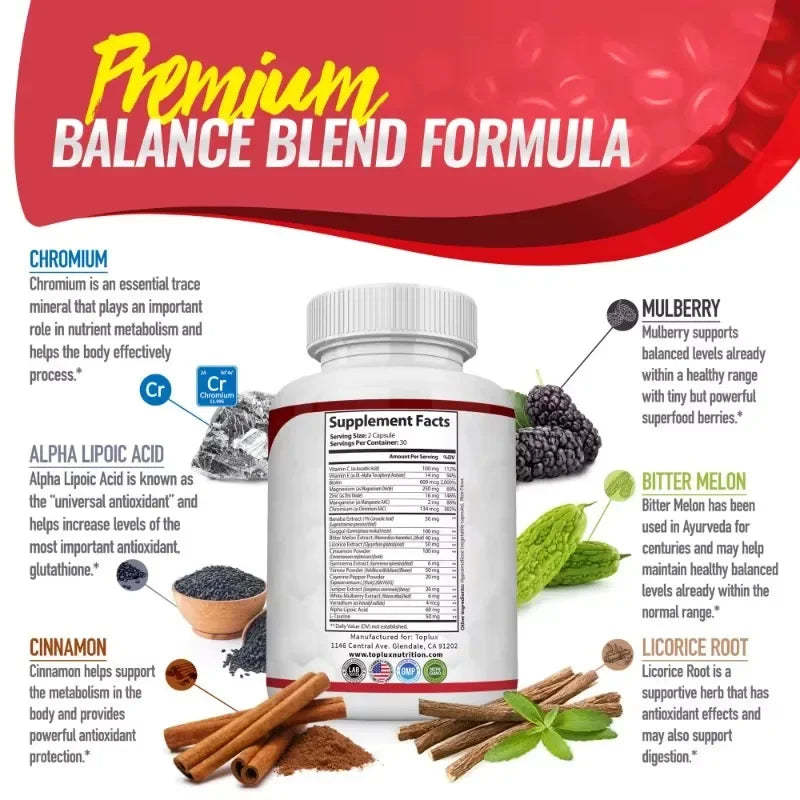Blood Sugar Complex Supports Heart Health