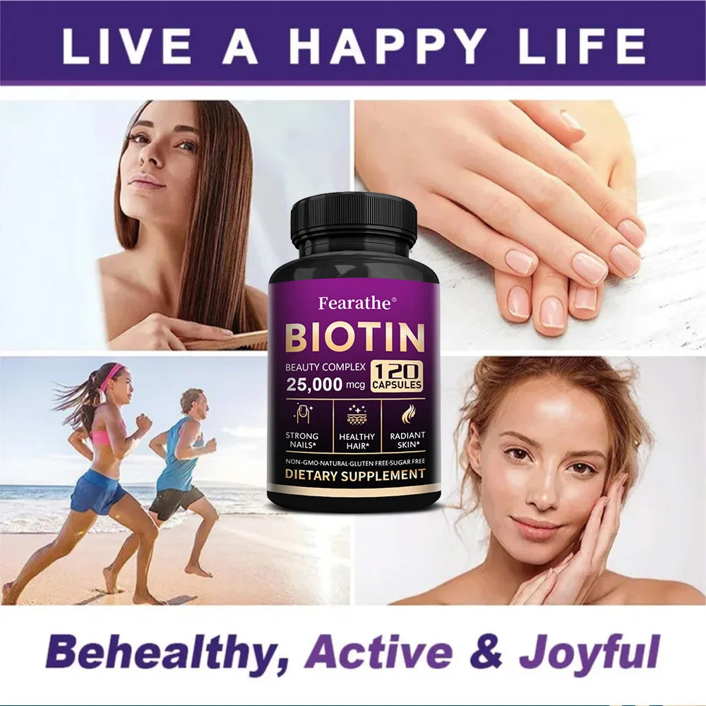 Biotin - Vitamin Supplement 25,000 Mcg