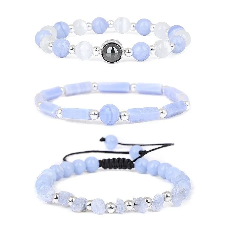 3pcs/Set Body-Purifying Amethyst Bracelet