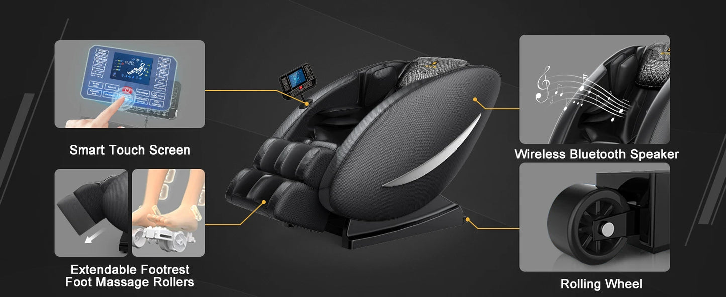 Full Body Zero Gravity Massage Chair w/Heat