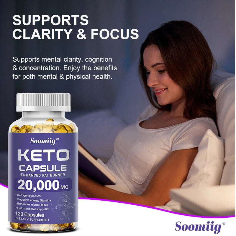 Organic Keto Detox: Fat Burning Appetite Suppressant Capsules