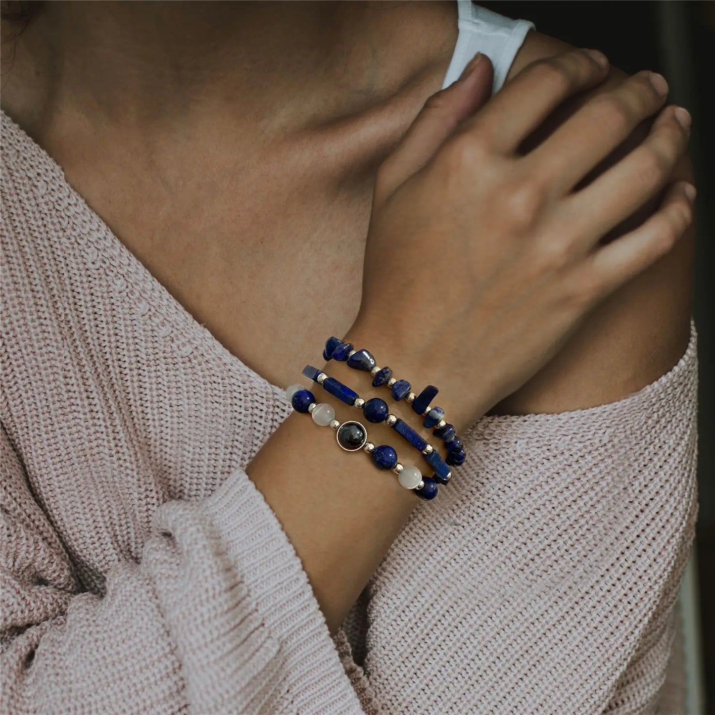 3pcs/Set Body-Purifying Amethyst Bracelet