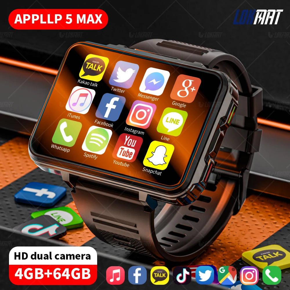Android Dual Camera 4G Smart / Gaming Watch