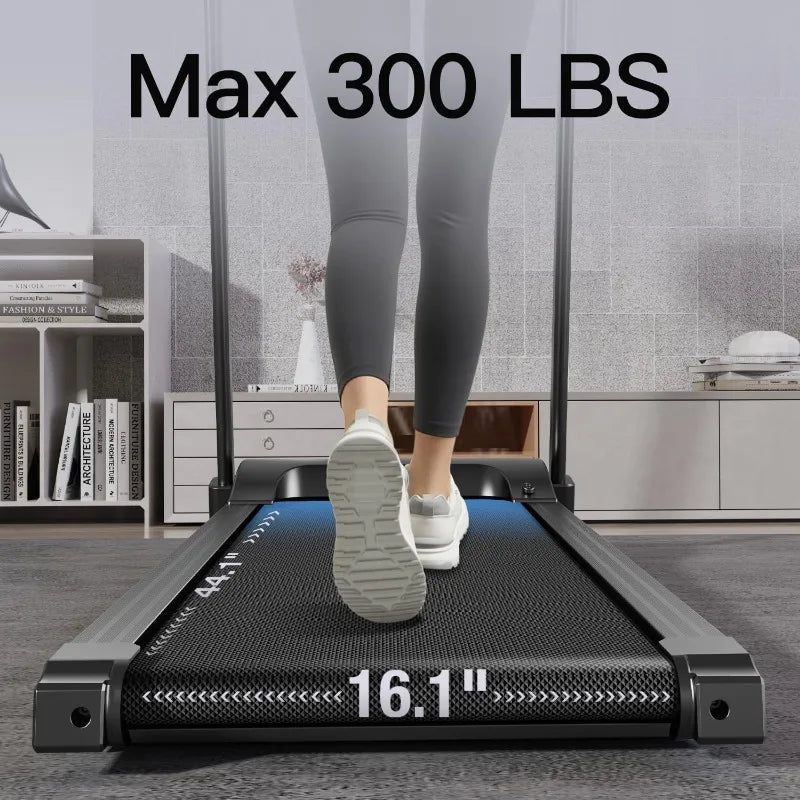 Fitness Folding Incline Treadmill with Pulse Sensors