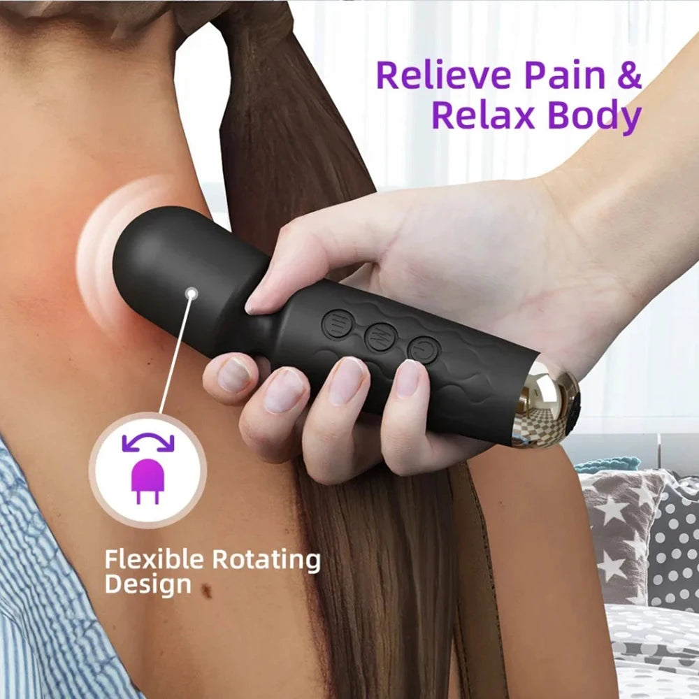 Portable Electric Massage Stick with 8 Adjustable Speeds