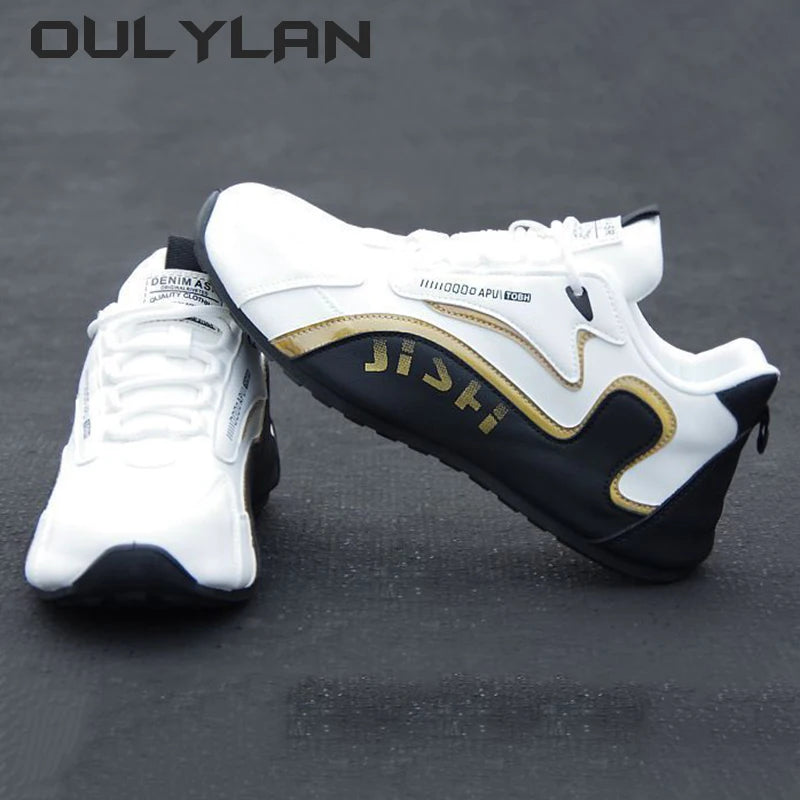 Men's Leather Sports Running Shoes