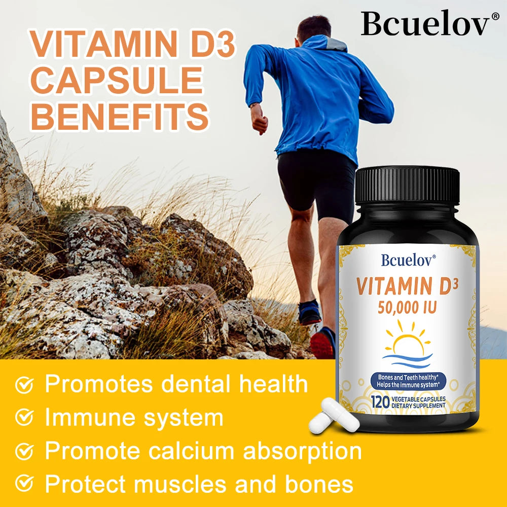Vitamin D3 50,000 IU Supplement Men and Women