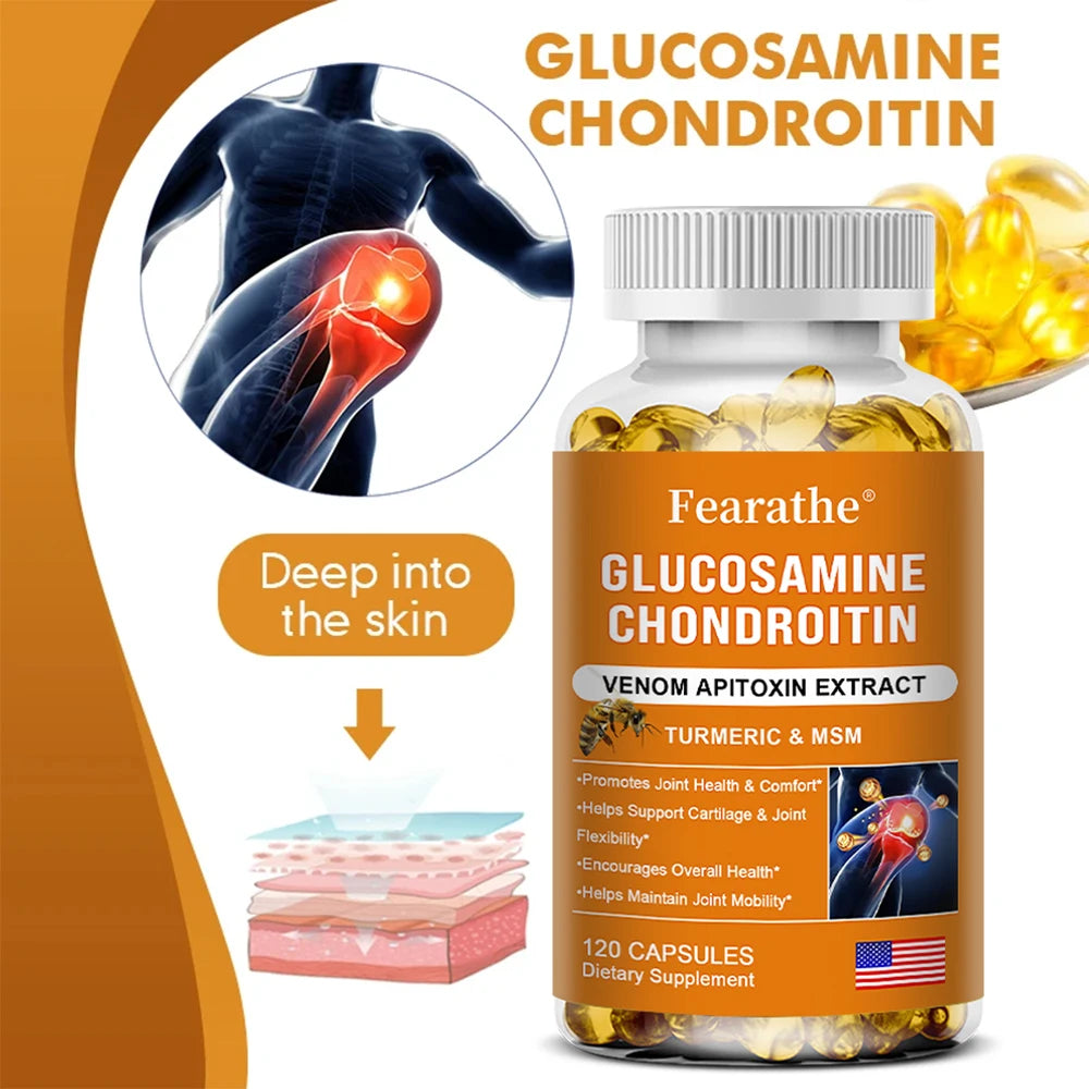 Natural Bee Venom Extract Glucosamine Chondroitin Capsules