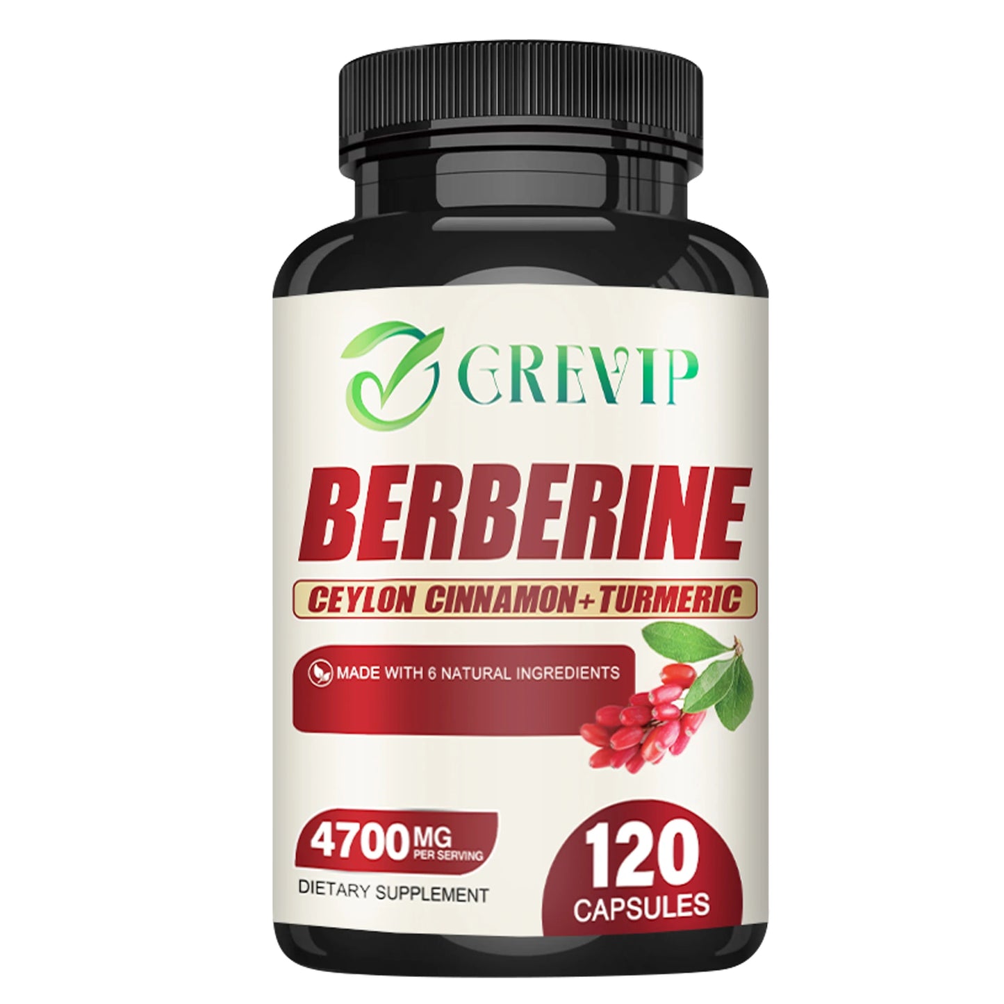 Berberine Supplement - Digestive Health 4700mg