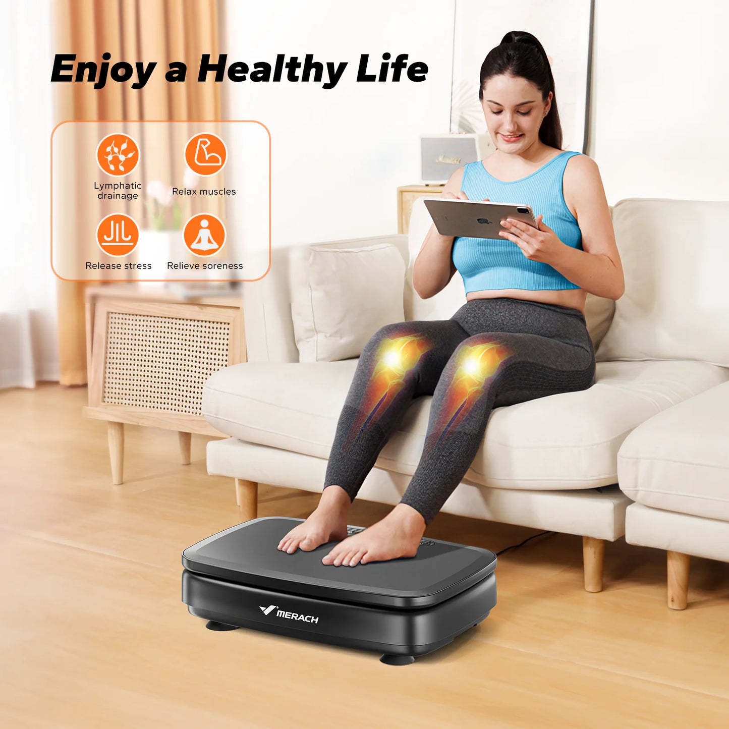Merch Vibration Plate Exercise Machine