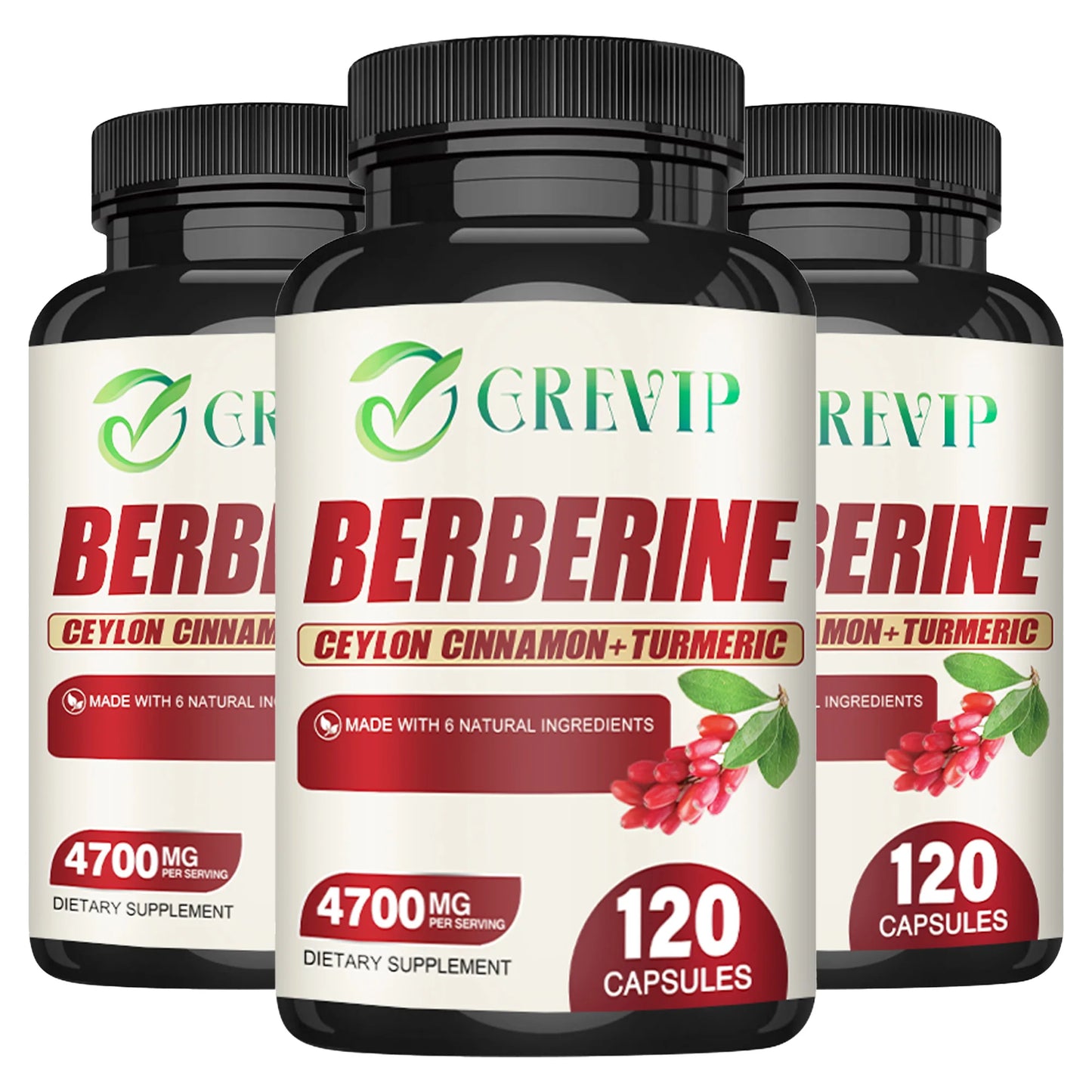 Berberine Supplement - Digestive Health 4700mg