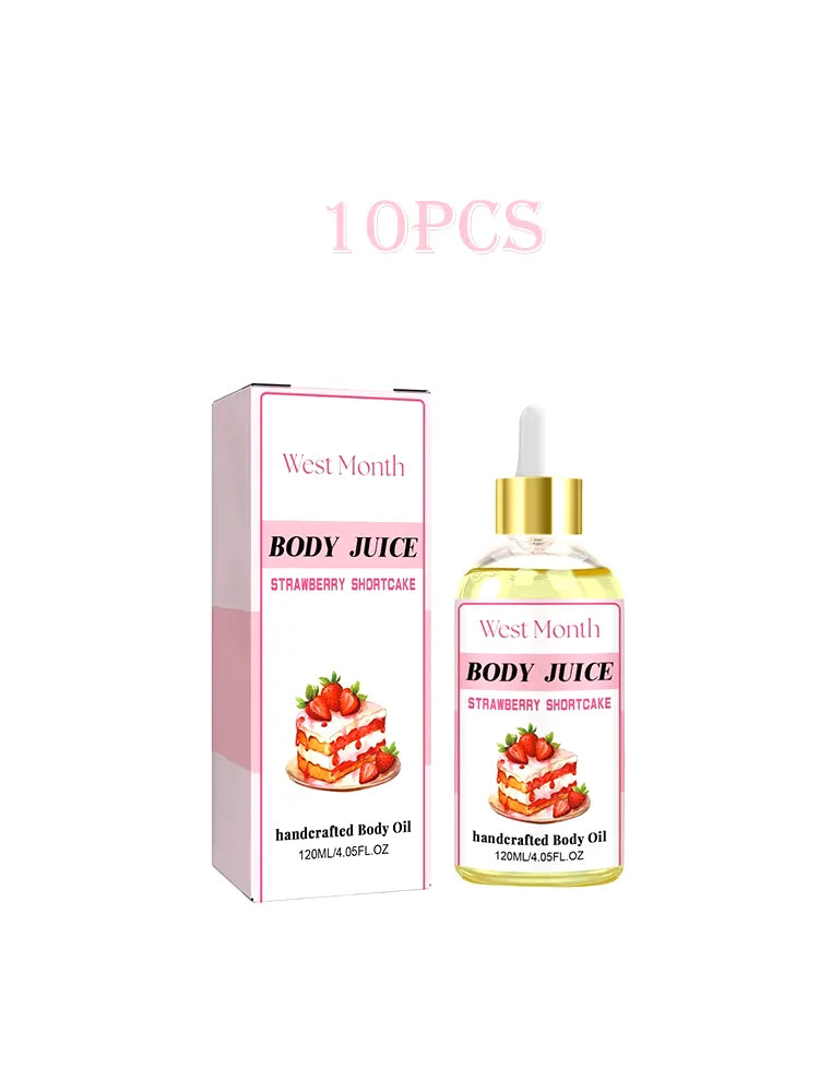 West Month Strawberry Body Juice Massage Oil