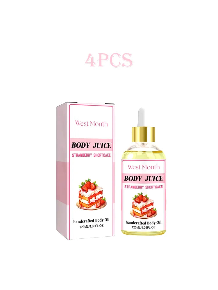 West Month Strawberry Body Juice Massage Oil