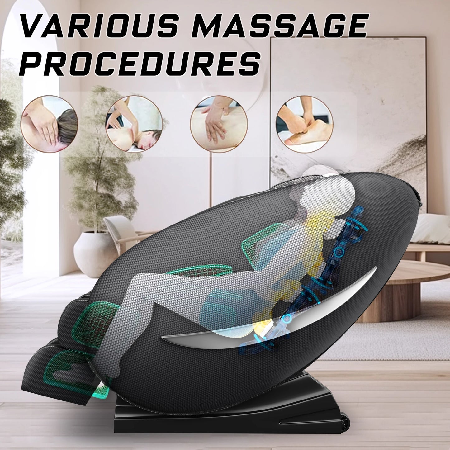 Full Body Zero Gravity Massage Chair w/Heat