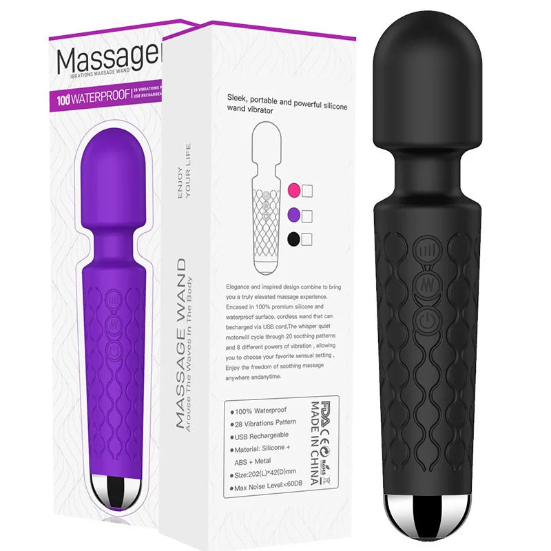 Portable Electric Massage Stick with 8 Adjustable Speeds
