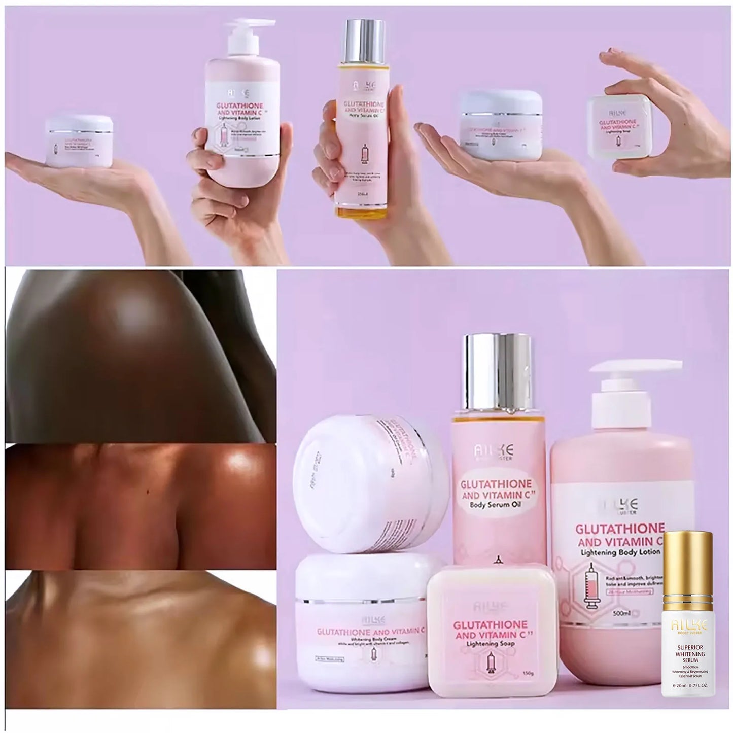 Skin-Whitening Moisturizing Facial And Body Cream