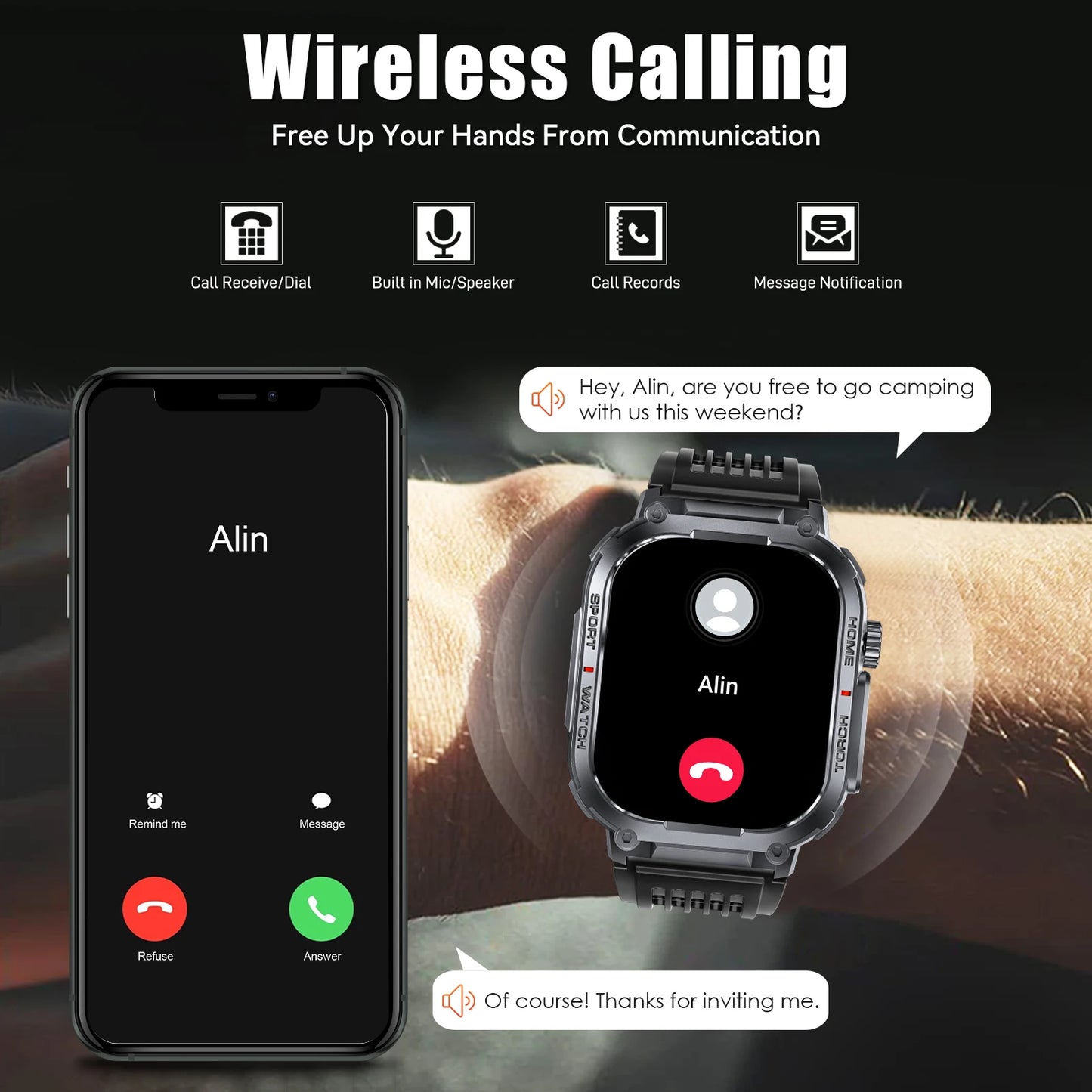 Men's Sports Smart Watch