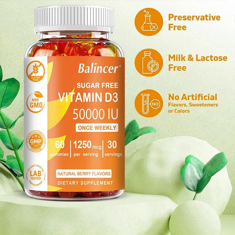 Sugar Free Vitamin D3 Gummies
