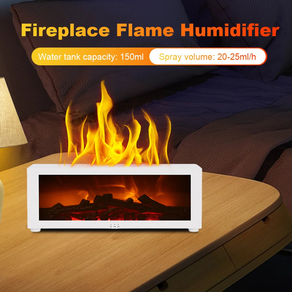 Fireplace Flame Aroma  Essential Oil Diffuser / Humidifier
