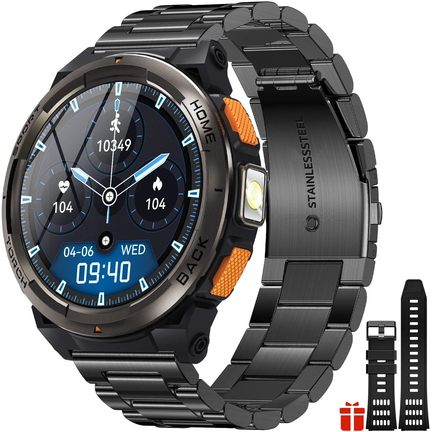 EIGIIS 1.45 Inch Smart Watch KE5 3ATM Waterproof
