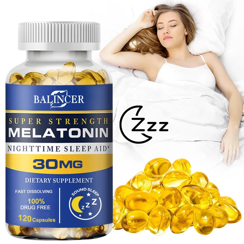 Balincer Melatonin Nighttime Sleep Aid 30 mg