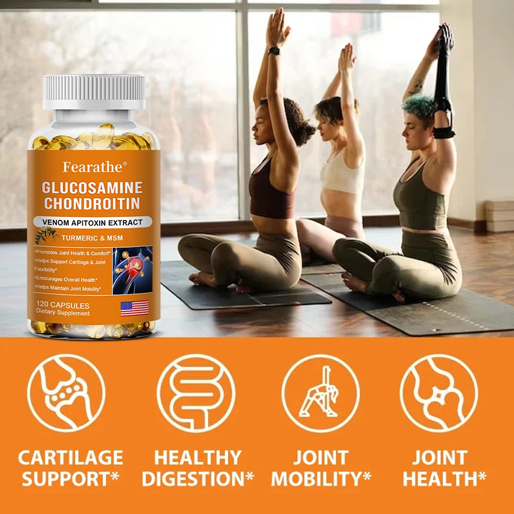 Natural Bee Venom Extract Glucosamine Chondroitin Capsules