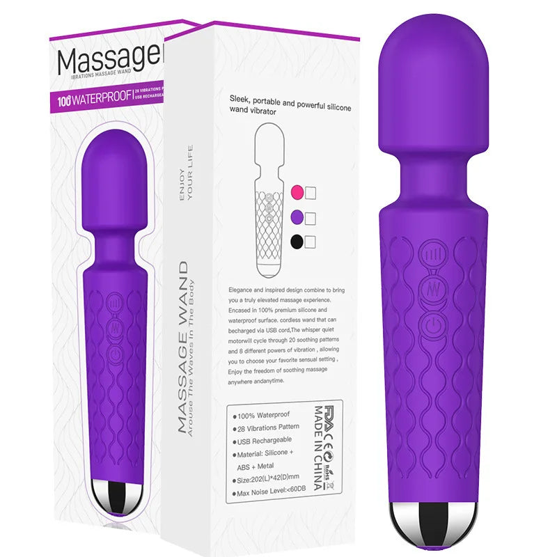 Portable Electric Massage Stick with 8 Adjustable Speeds