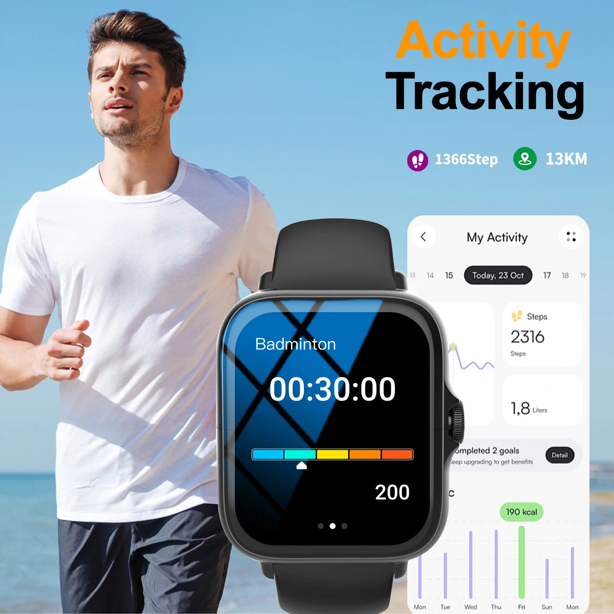 Hot Smart watch: suitable for men and women