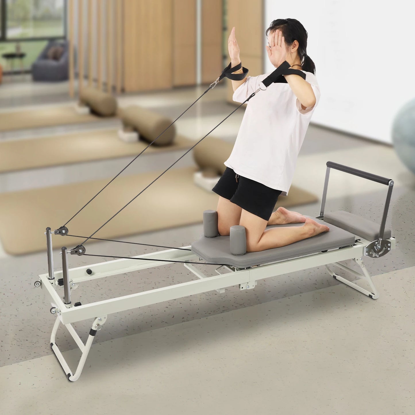 Multifunctional Foldable Pilates Reformer Machine