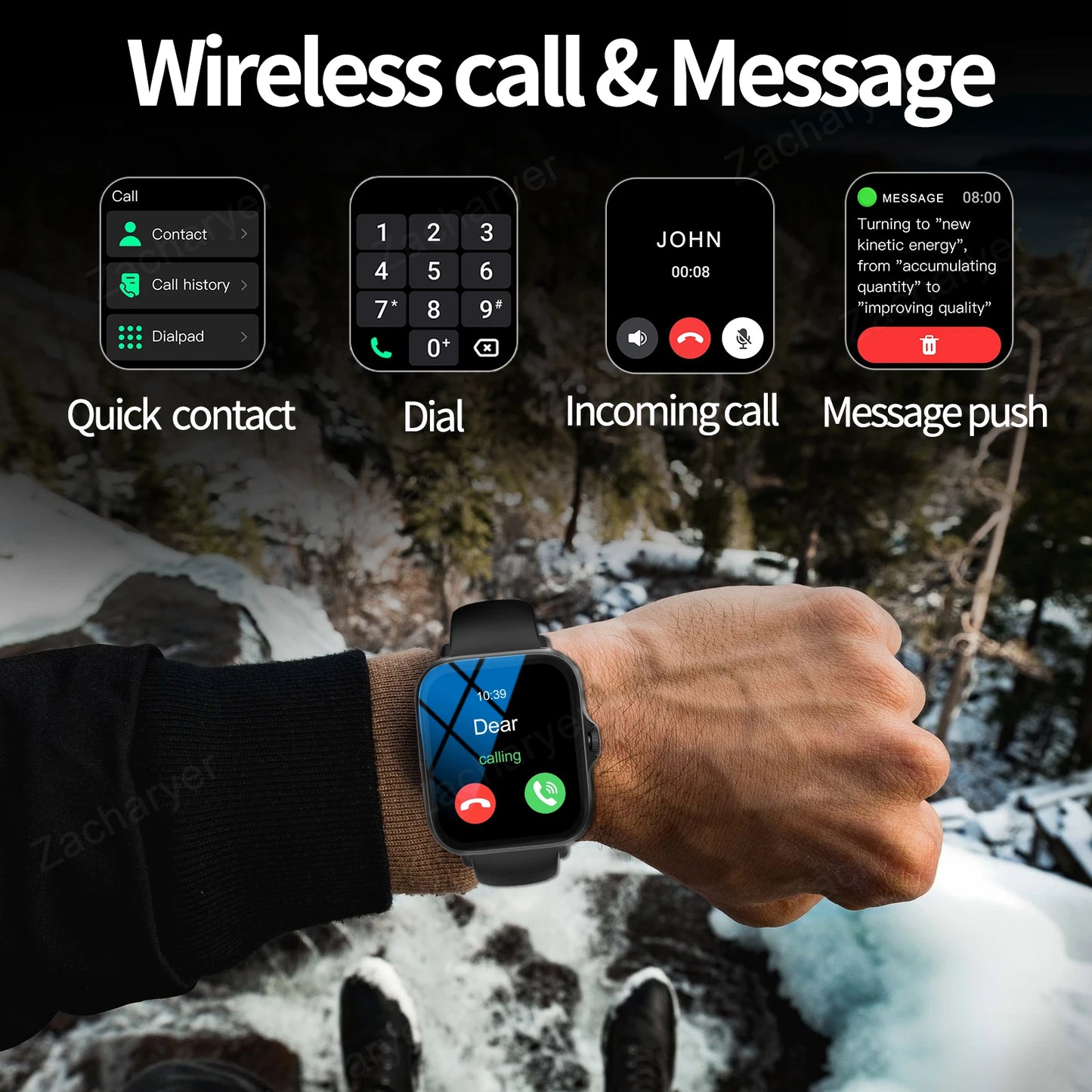 Full Touch Screen Multi-Functional Sports Smart Watch