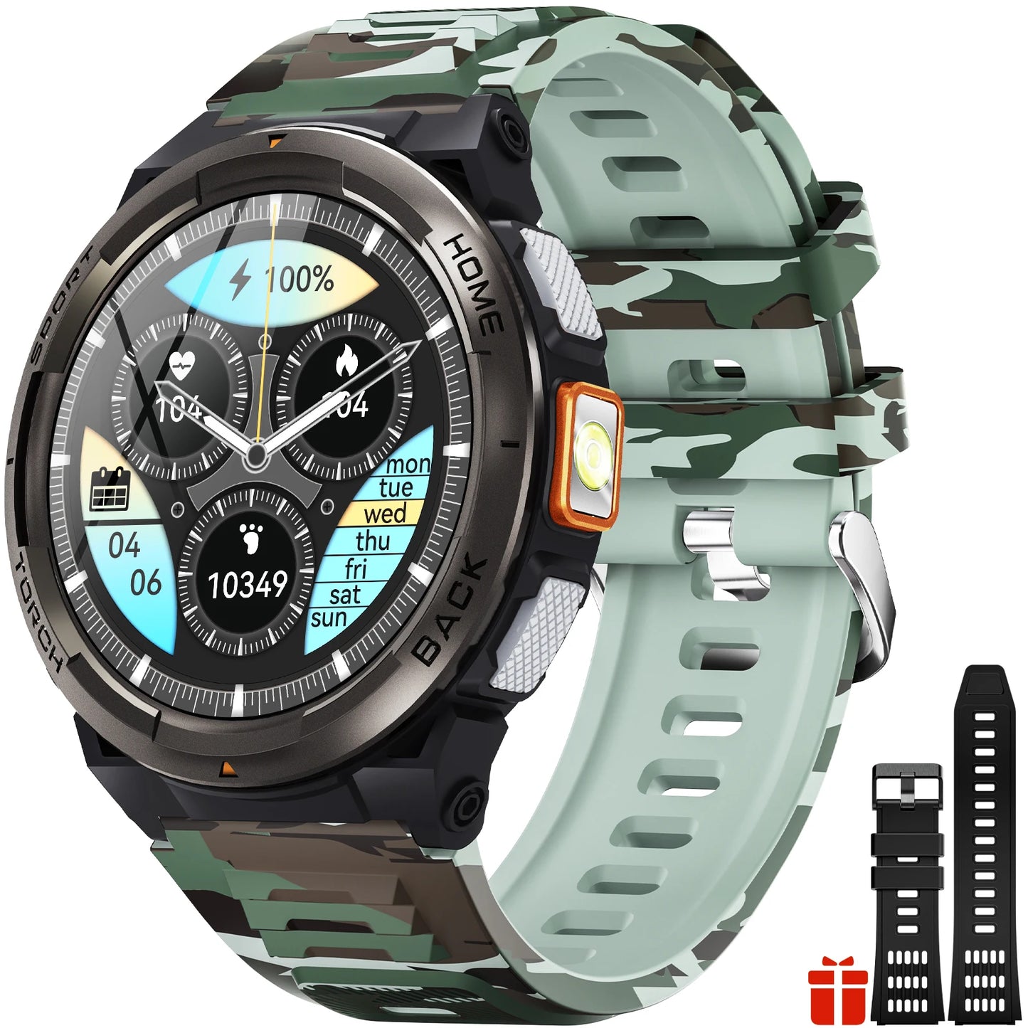 EIGIIS 1.45 Inch Smart Watch KE5 3ATM Waterproof