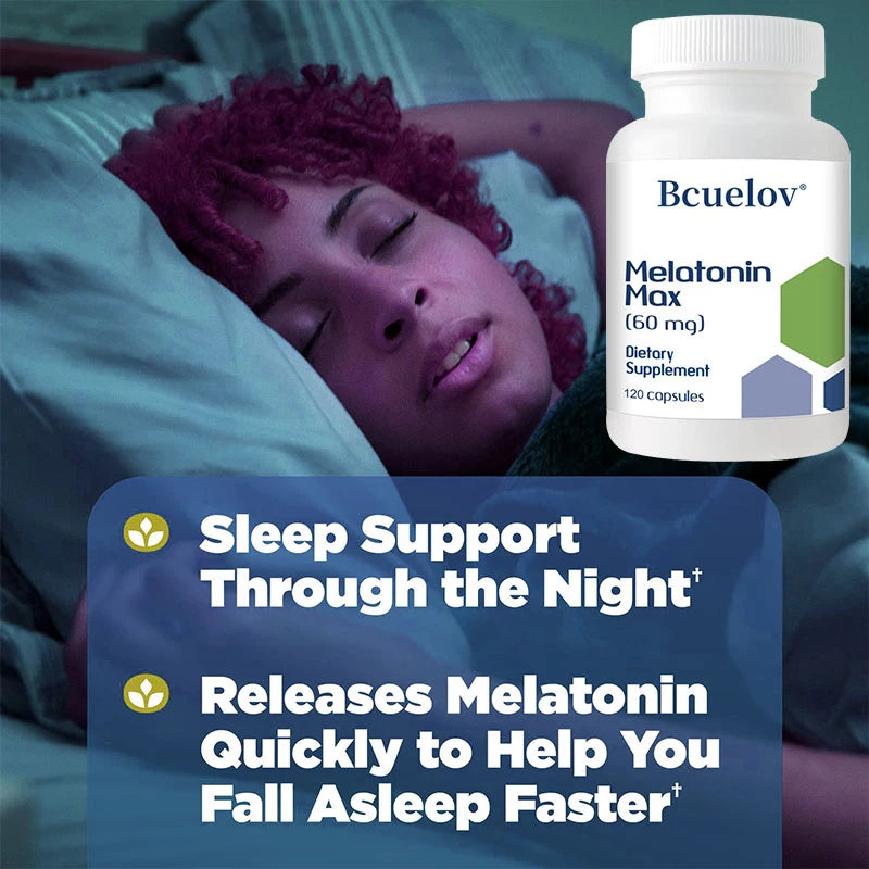 Natural Melatonin Supplement - Relieve Insomnia, Nourish Nerves
