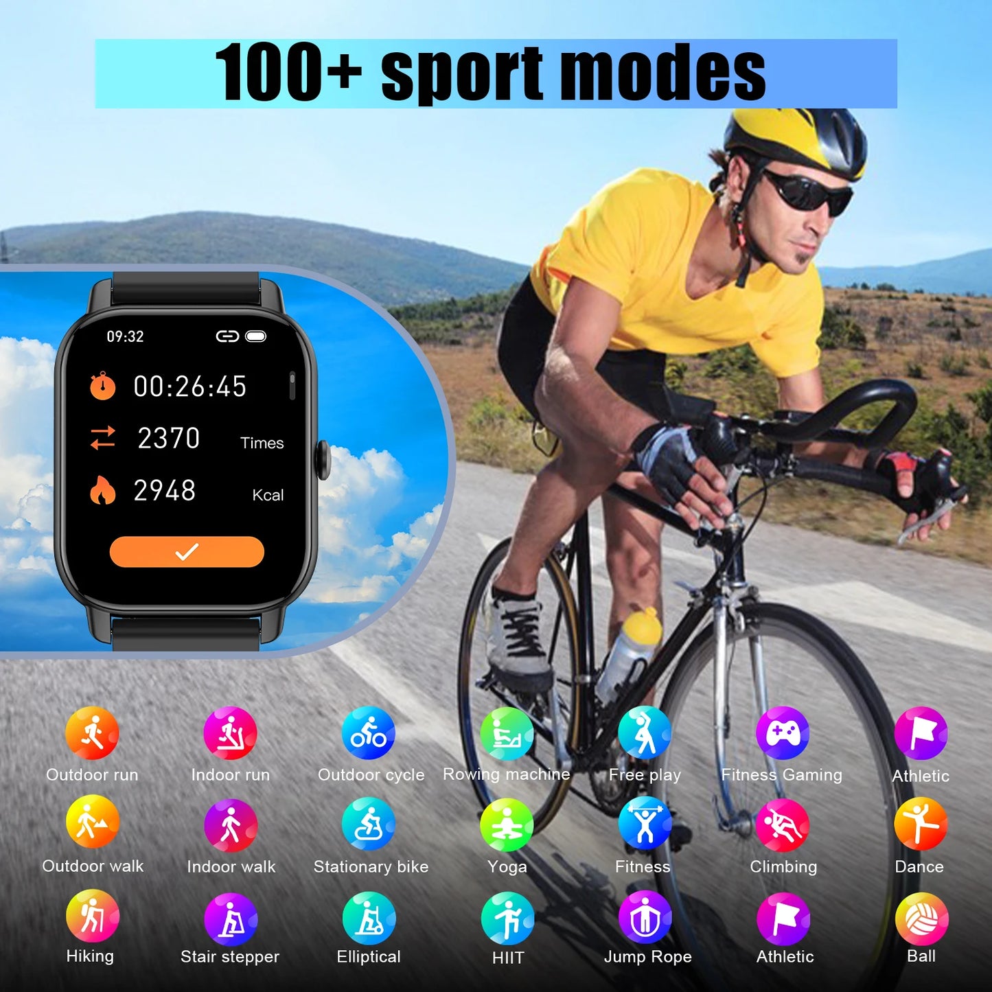 AI Voice Assistant Smart Watch for Men/Women