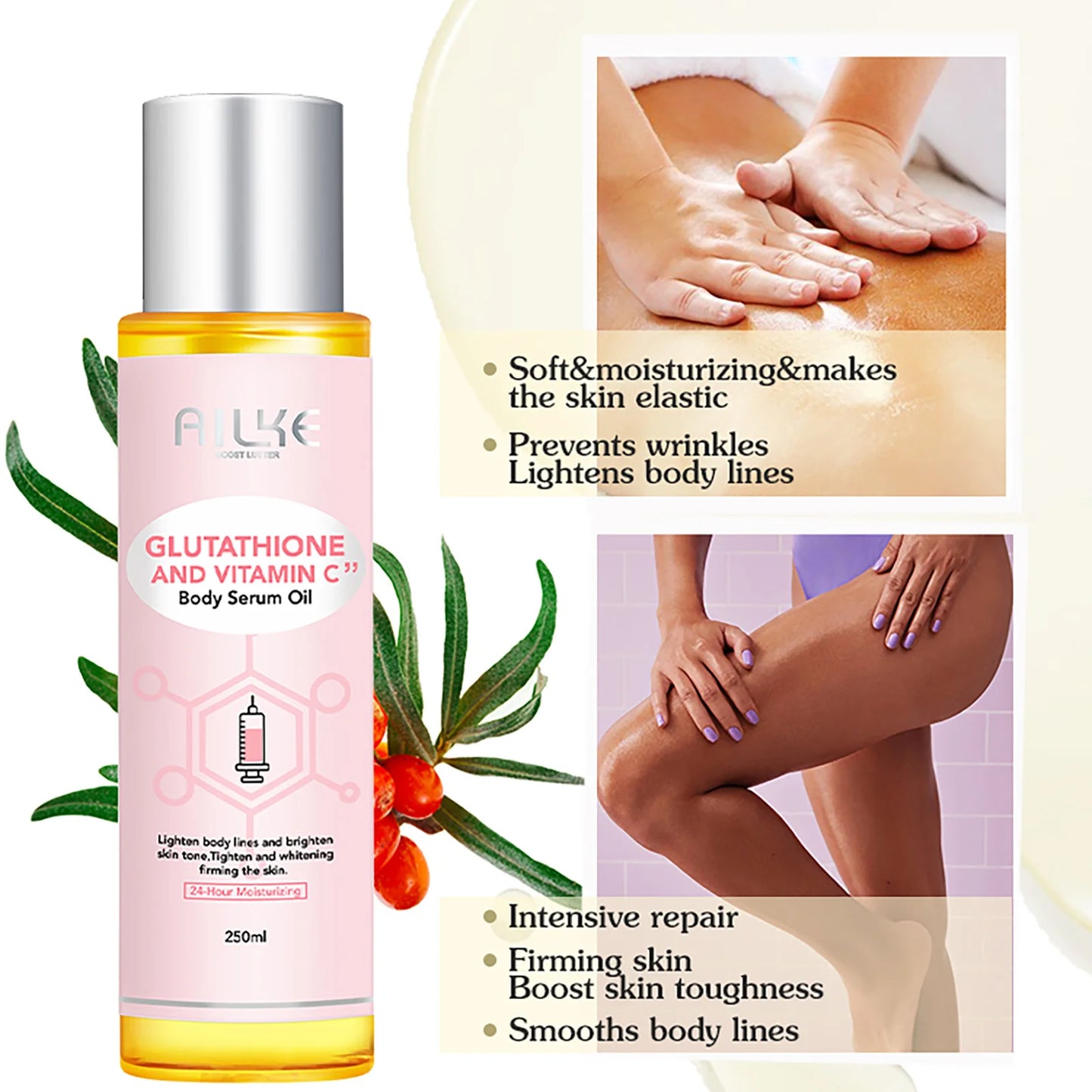 Skin-Whitening Moisturizing Facial And Body Cream