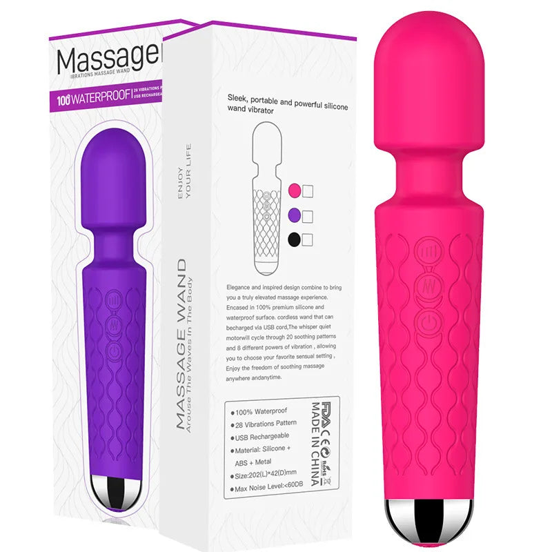 Portable Electric Massage Stick with 8 Adjustable Speeds