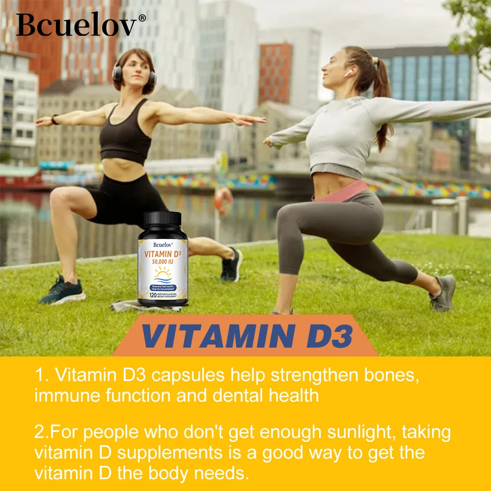 Vitamin D3 50,000 IU Supplement Men and Women