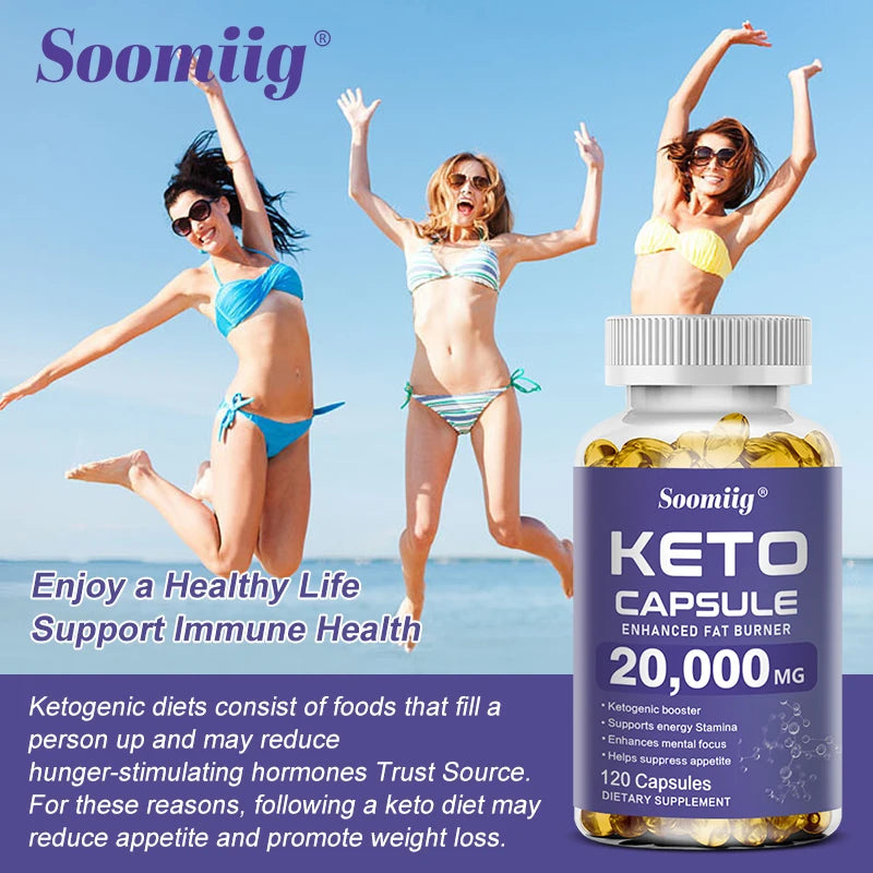 Organic Keto Detox: Fat Burning Appetite Suppressant Capsules