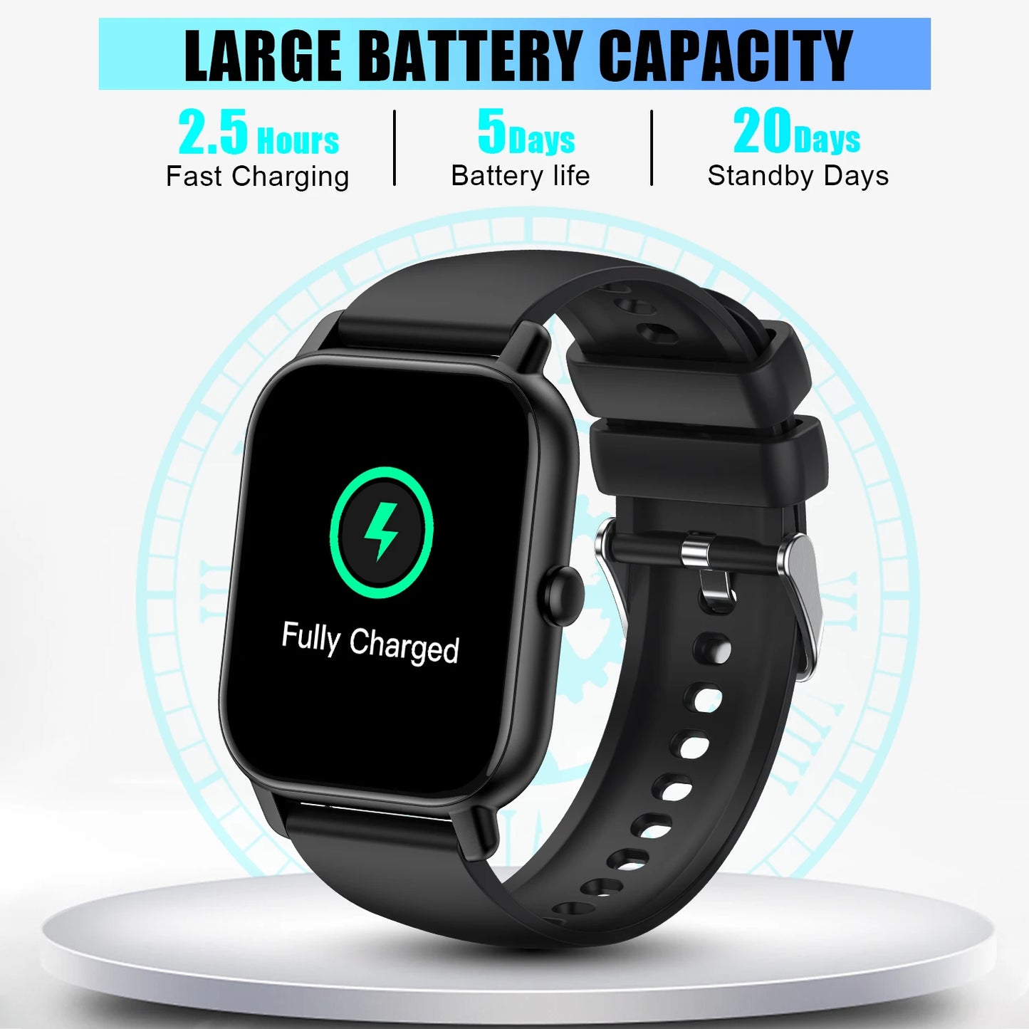AI Voice Assistant Smart Watch for Men/Women