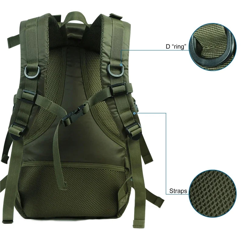 Men's Lightweight Water/Tear Resistant  Backpack