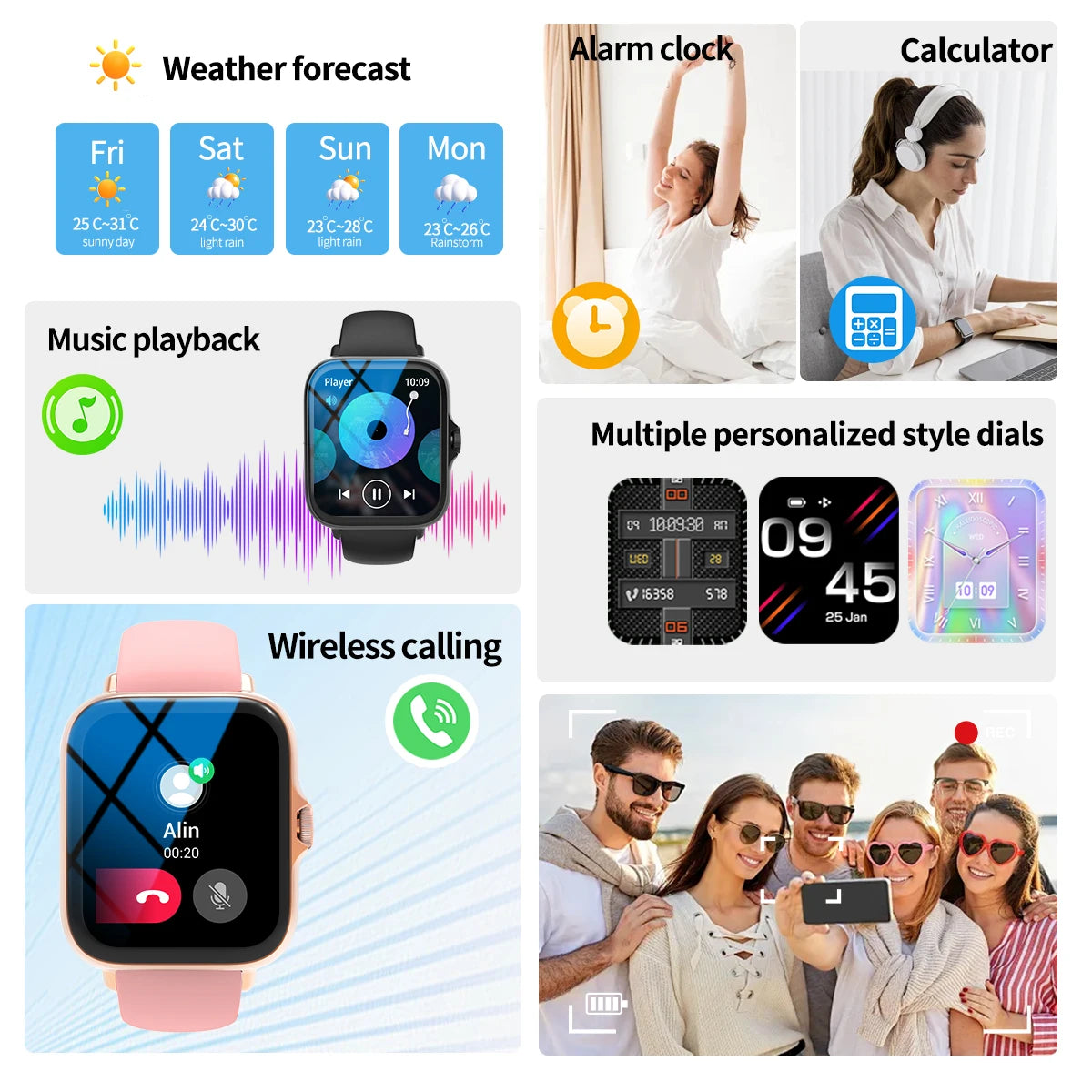 Hot Smart watch: suitable for men and women