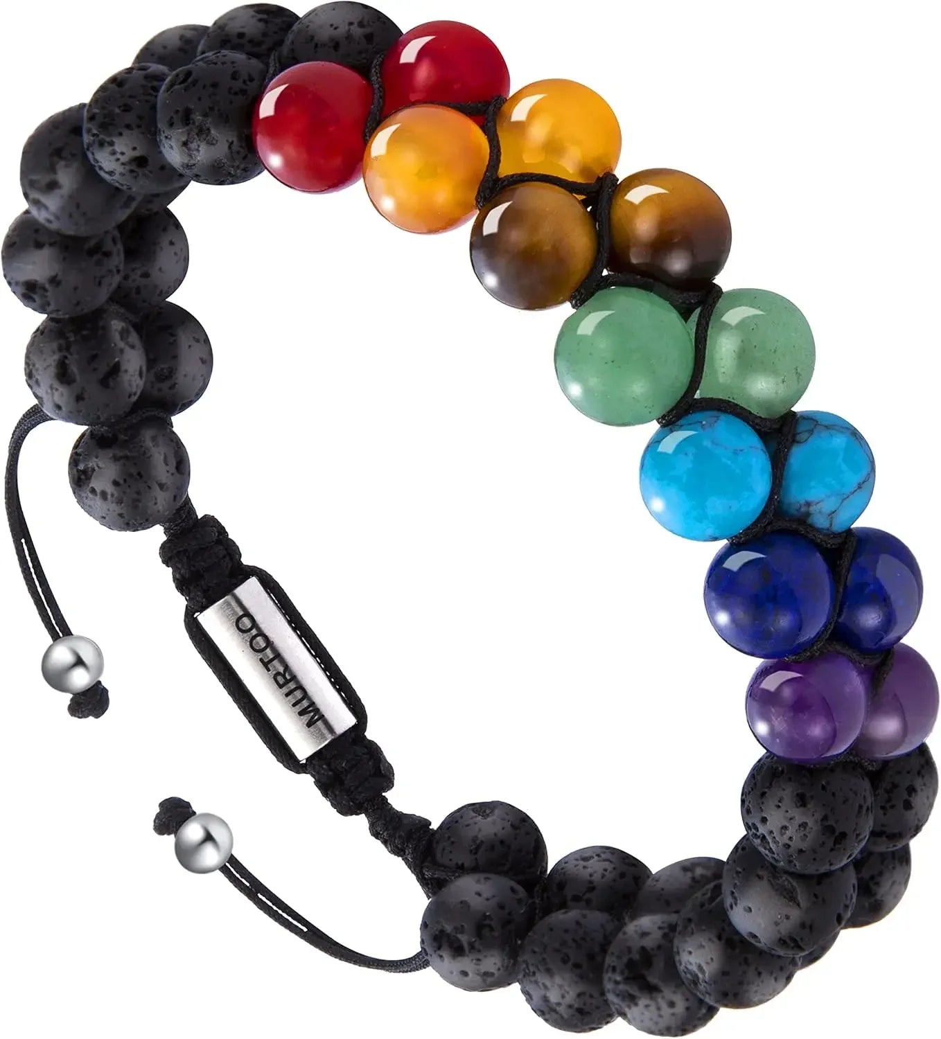 Chakra Bracelet Double-layered Healing Beads