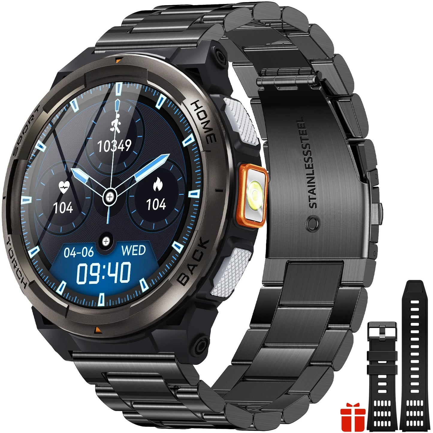 EIGIIS 1.45 Inch Smart Watch KE5 3ATM Waterproof